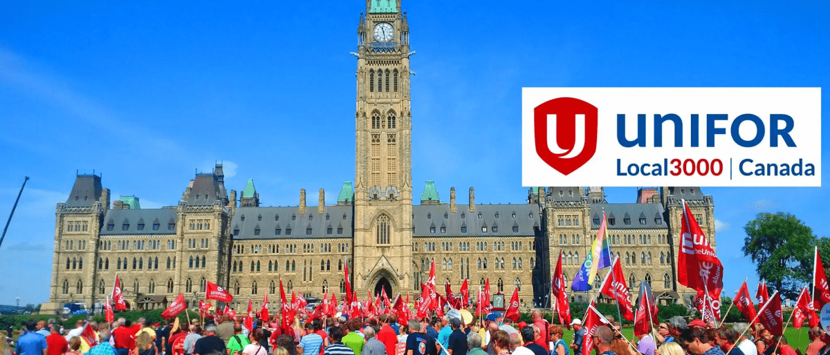 Unifor Local 3000 Banner